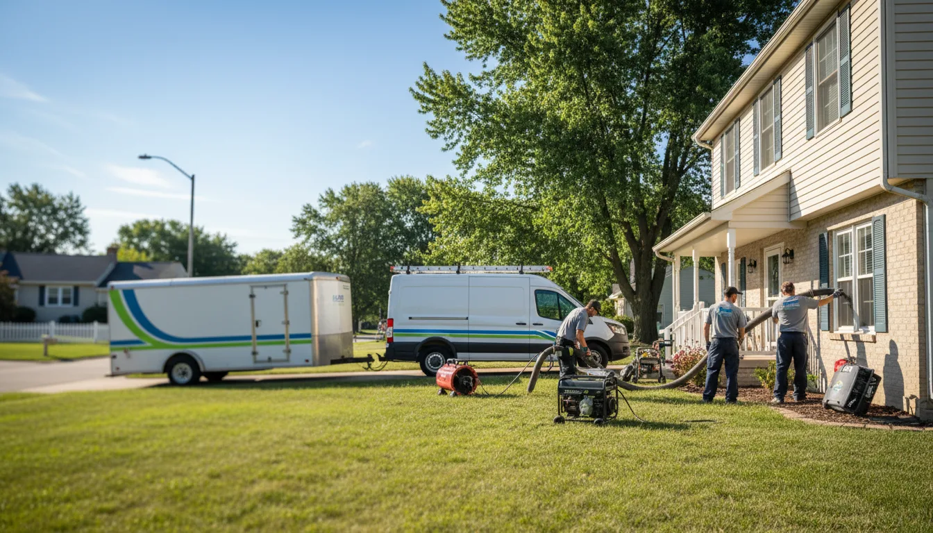 Flooded Basement Restoration And Cleanup With Repair in Carleton, NE near me
